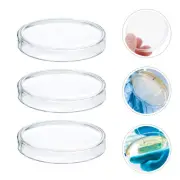 10 Pcs Petri Dish Agar Dishes for Mushrooms Culture with Lids Science