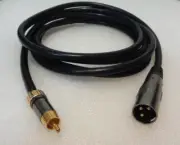 10ft. Premium XLR Male to RCA Male Audio Cable, Gold