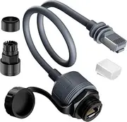 Starlink Ethernet Adapter - Waterproof Starlink Cable Extension for Gen 3/Mini Starlink Standard to RJ45 Coupler for Starlink V3 Dish, Router, Mini Dish (1 Pack)