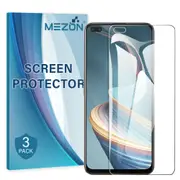 [3 Pack] OPPO Reno4 Z 5G Anti-Glare Matte Screen Protector Film by MEZON – Case Friendly, Shock Absorption (Reno4 Z 5G, Matte)