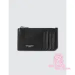 BETTER OFF�� SAINT LAURENT ZIP CARD HOLDER 拉鍊皮革卡夾