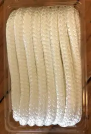 Seachoice Double Braided Boat Marine Nylon Dock Line Rope 5/8" x 30' White 46951