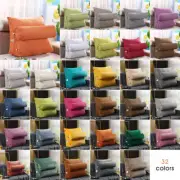 Waist Cushion Backrest Office Seat Pillow Velvet Triangle Cushions Neck Pillows