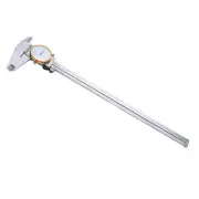 0-300mm Vernier Caliper With Clear Dial Steel Measuring Ruler Tool 0.02mm New