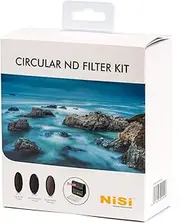 NiSi- 82mm Circular ND Filter Kit - Neutral Density Camera Lens Filters ND8 (3 Stop), ND64+CPL (6 Stop) and ND1000 (10 Stop) with 4-Pocket Case and Cleaning Cloth - Camera & Photography Accessories