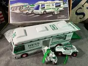 Vintage 1998 - HESS Gas & Oil - Motor-Home/Dune-BuggyMotorcycle w/ Lights