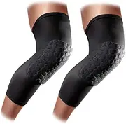 Knee Leg Long Sleeve Protector Support Brace Honeycomb Pad Basketball Crashproof #M
