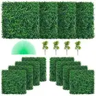 VEVOR 12x Artificial Plant Walls Panels 50*50cm Boxwood Hedge Grass Mat Fence