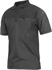 [HEYDHSDC] Outdoor Tactical T-Shirts Men Military Hiking Shirt Quick Dry Short Sleeve Hunting Fishing T Shirt