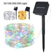 LED Solar Light Outdoor Lamp String Lights For Holiday Christmas
