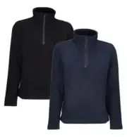 Regatta Honestly Made Recycled Half Zip Mens Unisex BLUE or BLACK Fleece S - 3XL