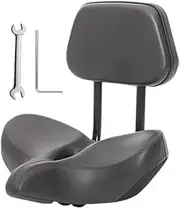 Soft Back Rest Cushion - Bike Saddle Upgrade, Foam Padded Seat | Ergonomic Bicycles Backrest for, Trike Seat with Comfort Design, Rider Support Pad, PU Cover for Extra Stability
