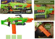 NERF Revoltinator Zombie Strike Toy Blaster Ages 8+ Toy Gun Fire Play Motor Gift