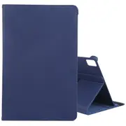 For iPad Pro 11-inch (M4) Case, Rotate PU Leather Flip Cover,Stand, Dark Blue