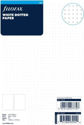 Filofax B132620 Organizer Refill, A5 size, Dotted Paper,Planners & Organizers