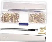 OHPHCALL 1 Set Leather Rivet Installation Tool Kit with Hole Punch and Cutter Includes Rivets for Leather Crafts and Repairs for Bags Belts and More