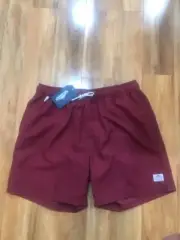 Penfield Seal Swim Shorts Cordovan Board Shorts XL Red