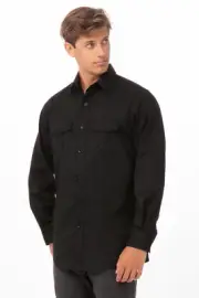 Chef Works Mens Pilot Shirt (DPDS)