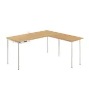 Zinus Mila Corner Computer Desk Table Student Laptop Study