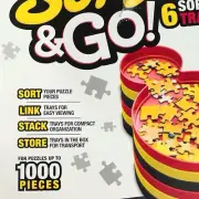 Ravensburger Disney Mickey Mouse Sort & Go Puzzle Piece Stackable Sorter Trays