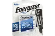 Energizer Ultimate Lithium Aa Battery 4 Pack