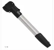 Alloy Aluminium Mini Bike Pump Dual Schrader Presta Valve Thump Lock Lightweight