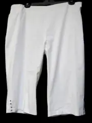 TS TAKING SHAPE plus size XL/ 24 Candied Long Shorts stretch comfy bengaline NWT
