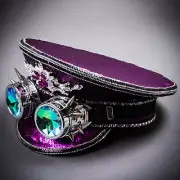 Luxury 3D Burning Man Costume Hat for Party Rave Festival w/ Goggles Captain Hat