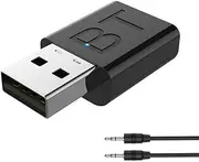 2 in1 USB Bluetooth 5.0 + EDR Transmitter Receiver AUX Adapter Portable Wireless Music TV PC Audio Transmitter 3.5mm