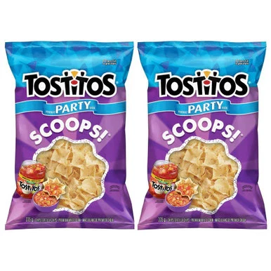 Tostitos Scoops Tortilla Chips Party Size, 335g/11.8oz, 2-Pack