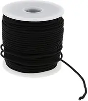 Oshhni 2mm 50m Guyline Cord for Tents and Tarps, Hiking Gear, Black