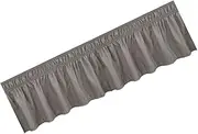ETHZZLE Elegant Grey Bed Sheet Bed Pleated Skirt Solid Color Elastic Bedding Comfortable