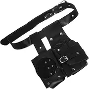 MOTHNUR 1pc Hairdressing Tool Bag Organizer Pouch Barber Tool Storage Bag Clothes Bags for Storage Scissor Pouch Scissor Storage Case Belt Purse Scissor Belt Pouch Handbags Black