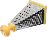 Happyyami Sided Stainless Steel Grater Multi Functional Vegetable Slicer Planer for Easy Kitchen Use Easy to Clean Resistant for Grating Potatoes Carrots