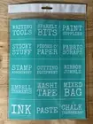 Chalk Couture Craft Labels Size B Transfer Stencil 8x10 Retired
