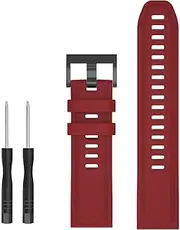 [ISOUDE] Silicone Watch Strap For Garmin Fenix 6S 7S Band Quick-Fit Silicone Band for Fenix 5S /5S Plus/Fenix 6S Pro/D2 Delta S