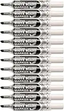 Pentel Maxiflo Whiteboard Marker Chisel Point Black Ink, Box of 12 Markers (MWL6-A)