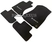 LEXUS OEM FACTORY CARPET FLOOR MAT SET 2015-2021 RC300 RC350 AWD BLACK W/RED (for: Lexus)