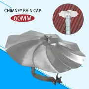 Chimney Rain Cap Stove Pipe-Cap Chimney Flue Cowl Pipe Roof Vent Cap Rain Cover