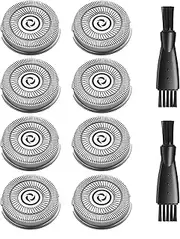8 Pack Skull Shaver Blades for Skull Shaver Replacement Heads Compatible with Pitbull Shaver Replacement Blade Pitbull Gold Pro Head Shaver Replacement Blades, Head Shavers for Bald Men