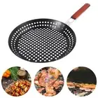 Grilling Skillet Portable Frying Pan for Kitchen Utensils Beach Frying