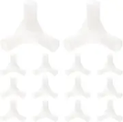 30PCS Tent Pole Connectors Durable Canopy Fittings for Outdoor Tents and Gazebos Three Way Design for Easy Replacement and for Greenhouses and Patios