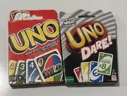 Mattel Bundle Uno Wild Card & Uno Dare Card Game