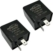 iRhapsody 2-pin 12vdc LED Flasher Relays 0.02A - 20A, 0.1W - 150W, Pack of 2