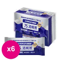 在飛比找神腦生活優惠-立得清 75%酒精擦濕紙巾(單片包30片75%x6袋)