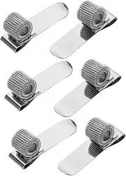 ARTSEWPLY Multi-use Notebook Pen Loop Clip Metal Clip Holder for Pens Travel Journal Accessory