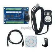 CNC Driver Breakout Board USB MACH3 5 Axis with MPG Handwheel+Control Card