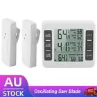 Digital Fridge FreezerThermometer Wireless Audible Alarm Therometer + 2 Sensor