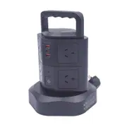 Click 8 Outlet Power Station With USB Charger PD30W