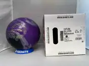 NIB 15lbs Ebonite Futura Purple/Black/Silver Bowling Ball Pin 2-3"